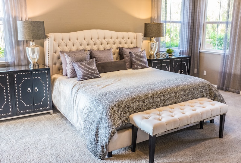 Bedroom deep cleaned and freshened by Crossington Solutions