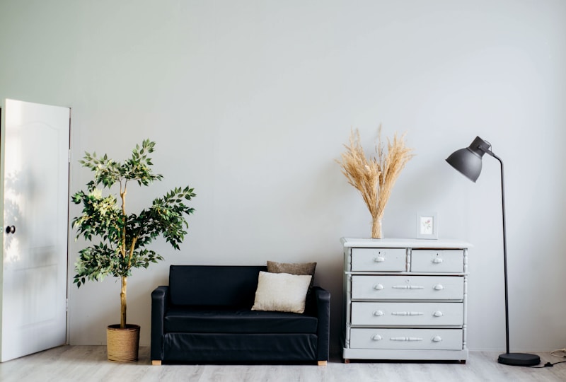 Living room refreshed and tidied by professional house cleaner